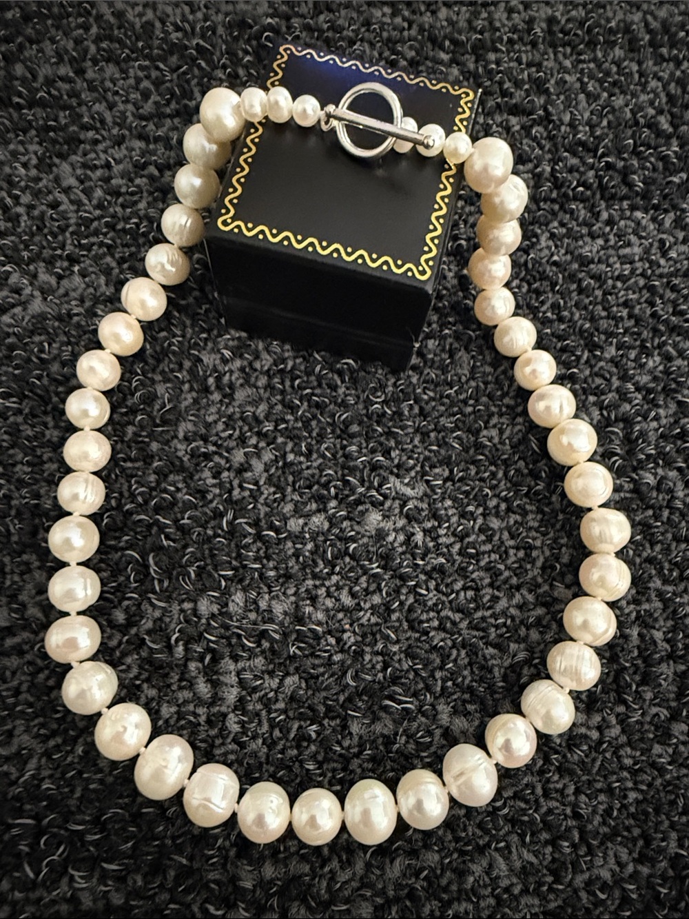 Classic Pearl Necklace with - Women Jewelry sterling 925